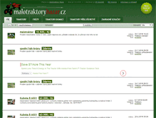 Tablet Screenshot of malotraktorybazar.cz